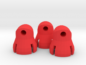 Gorilla Hands - 3 90's in Red Processed Versatile Plastic