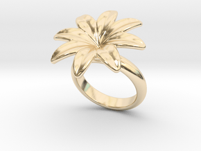 Flowerfantasy Ring 17 - Italian Size 17 in 14K Yellow Gold
