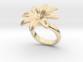 Flowerfantasy Ring 21 - Italian Size 21 in 14K Yellow Gold