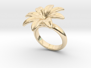 Flowerfantasy Ring 23 - Italian Size 23 in 14K Yellow Gold