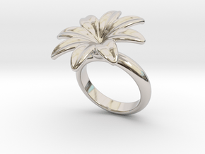 Flowerfantasy Ring 23 - Italian Size 23 in Platinum