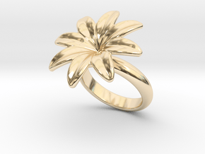 Flowerfantasy Ring 24 - Italian Size 24 in 14K Yellow Gold