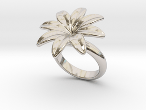 Flowerfantasy Ring 26 - Italian Size 26 in Platinum