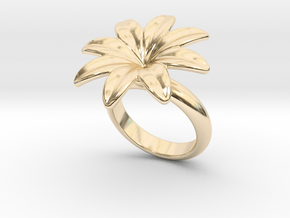 Flowerfantasy Ring 27 - Italian Size 27 in 14K Yellow Gold