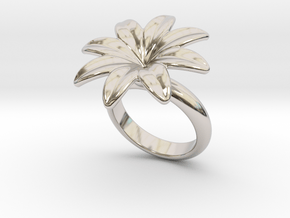 Flowerfantasy Ring 27 - Italian Size 27 in Platinum