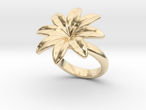 Flowerfantasy Ring 28 - Italian Size 28 in 14K Yellow Gold