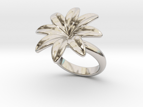 Flowerfantasy Ring 28 - Italian Size 28 in Platinum