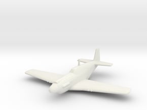 North American P-51A 'Mustang' in White Natural Versatile Plastic
