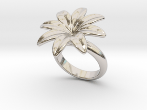 Flowerfantasy Ring 31 - Italian Size 31 in Platinum