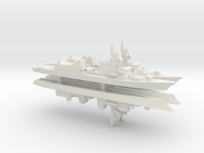 Takanami-class destroyer x 4, 1/1800 in White Natural Versatile Plastic