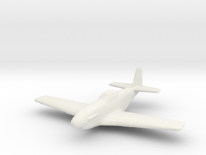 North American P-51D 'Mustang' in White Natural Versatile Plastic: 1:200