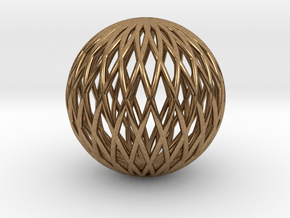 Math Sphere in Natural Brass