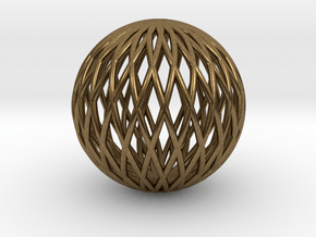Math Sphere in Natural Bronze