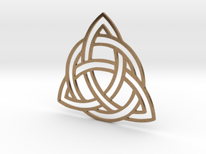 Ancient celtic Symbol in Natural Brass