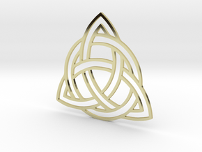 Ancient celtic Symbol in 18k Gold Plated Brass