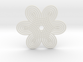 0530 Motion Of Points Around Circle (5cm) #007 in White Natural Versatile Plastic