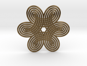 0530 Motion Of Points Around Circle (5cm) #007 in Natural Bronze