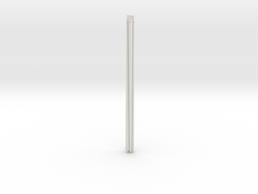 1:72 scale Navy whip antenna -Square (35 Foot) in White Natural Versatile Plastic