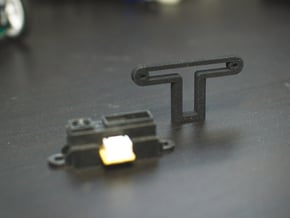 Sharp IR Distance Sensor PCB Mount - GP2Y0A21YK  in Black Natural Versatile Plastic
