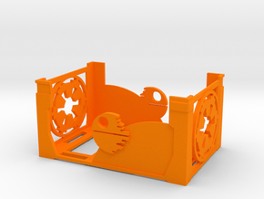 Damage Deck [with out Lid] in Orange Processed Versatile Plastic