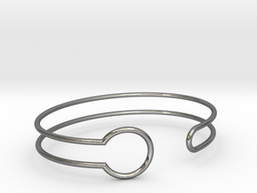 Witness Bracelet in Polished Silver: Large