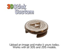 3DStick Custom (3DS Circle Pad) in Polished Bronzed Silver Steel