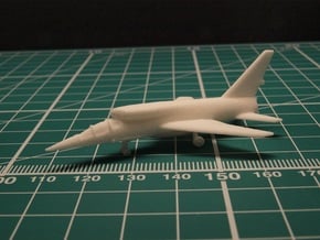 North American F-107A (Landing Gear) 6mm 1/285 in White Natural Versatile Plastic
