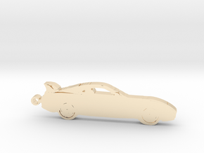 Toyota Supra MK4 keychain in 14k Gold Plated Brass