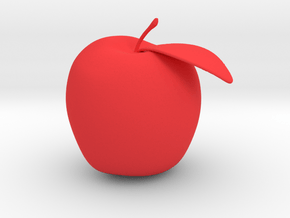 Apple in Red Processed Versatile Plastic