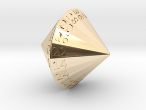 D36 in 14k Gold Plated Brass