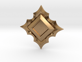 Jeweled Star Empty - 40mm in Natural Brass