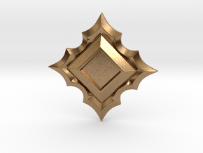 Jeweled Star Empty - 50mm in Natural Brass