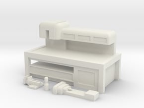 Workshop Workbench in White Natural Versatile Plastic