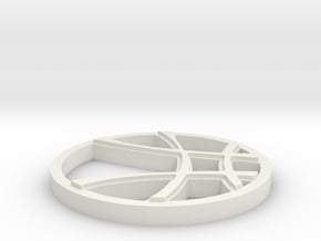 Eye Of Agamotto Top in White Natural Versatile Plastic