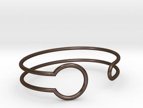 Witness Bracelet in Polished Bronze Steel: Small