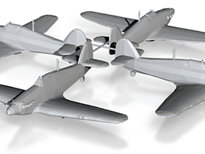 Hawker Hurricane Mk.IIb 1/200 x4 HDA in Tan Fine Detail Plastic
