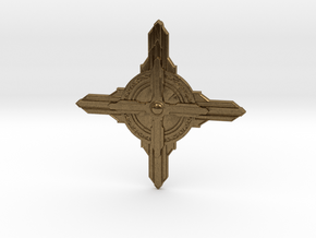 Jeweled Star 02 - 40mm in Natural Bronze