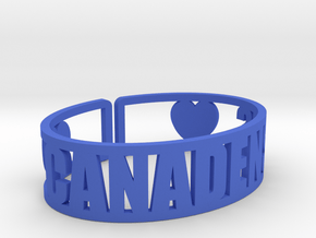 Canadensis Cuff in Blue Processed Versatile Plastic