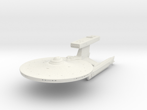 Pratchett Class Destroyer  3.7 in White Natural Versatile Plastic
