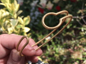 Witness Bracelet in Polished Gold Steel: Medium