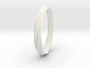 Eternal Regards Ring T( US 10 3/4) (20,17mm) in White Natural Versatile Plastic