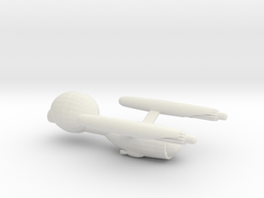 Uss Meteor in White Natural Versatile Plastic