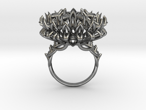 Ring The Thistle/ size 9 1/2 US (19.4 mm) in Polished Silver