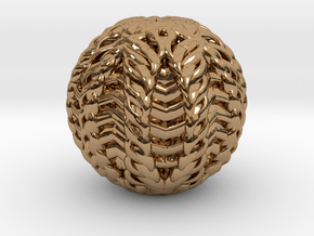 CARVER  Paper Weight in Polished Brass