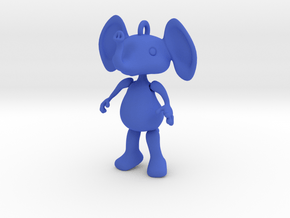 Dangly Elephant in Blue Processed Versatile Plastic