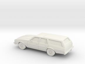 1/87 1977-78 Chevrolet Impala Station Wagon in White Natural Versatile Plastic