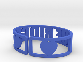 Blue Ridge Cuff in Blue Processed Versatile Plastic