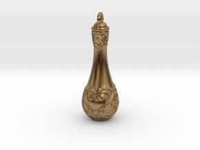 Love Potion - 40mm in Natural Brass