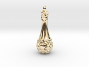 Love Potion - 40mm in 14k Gold Plated Brass