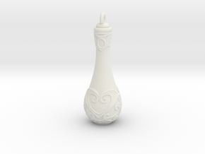 Love Potion - 50mm in White Natural Versatile Plastic